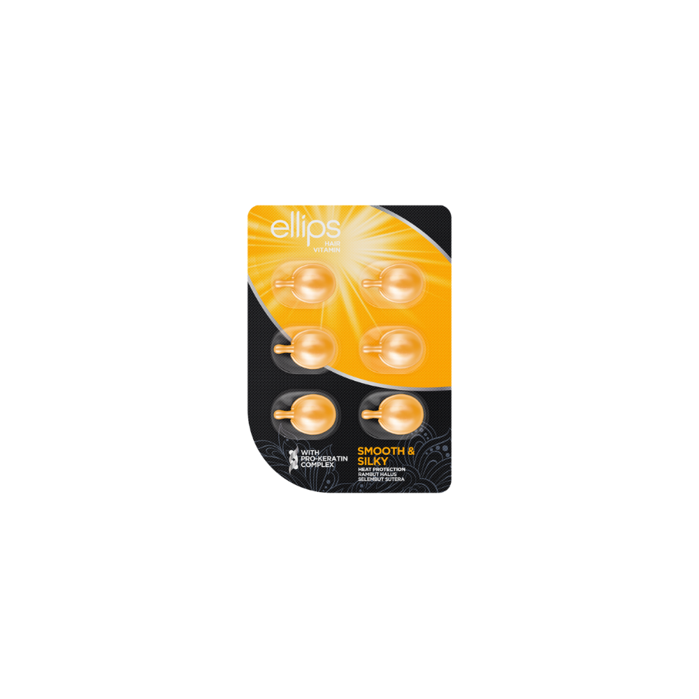  Tinh Chất Dưỡng Tóc Ellips Hair Vitamin With Pro-Keratin Complex Smooth & Silky 1ml X 6 Viên 