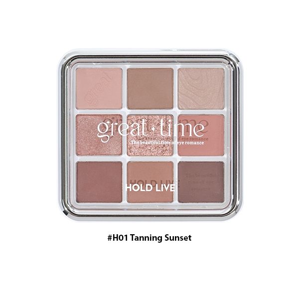 Phấn Mắt 9 Ô Hold Live Simple Specular Light Eyeshadow Palette 12.6g