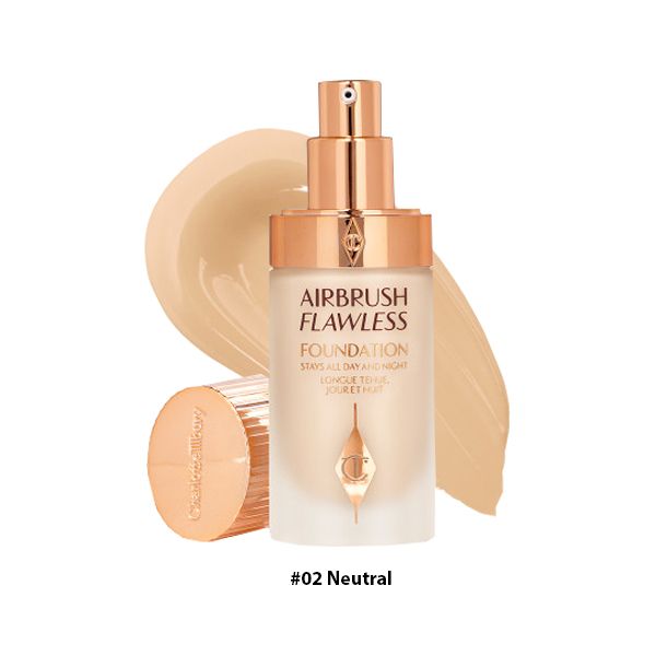 Kem Nền Charlotte Tilbury Airbrush Flawless Foundation #02 Neutral