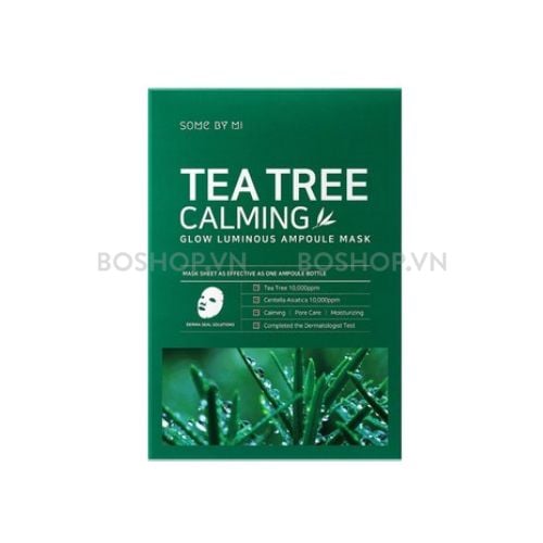 Mặt Nạ Tràm Trà Làm Dịu Da, Giảm Mụn Some By Mi Glow Luminous Ampoule Mask 25g
