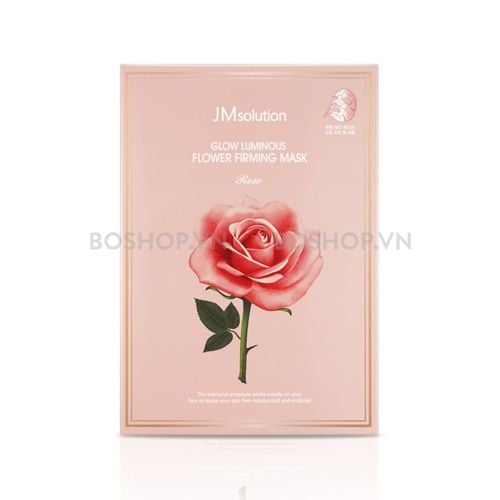 Mặt Nạ JM Solution Glow Luminous Flower Firming Mask Rose