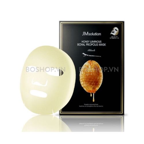 Mặt Nạ JM Solution Honey Luminous Royal Propolis Mask Black
