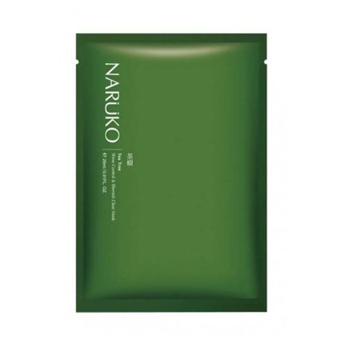 CT - Mặt Nạ Tràm Trà Kiểm Soát Dầu Và Giảm Mụn Naruko Tea Tree Shine Control and Blemish Clear Mask 26ml