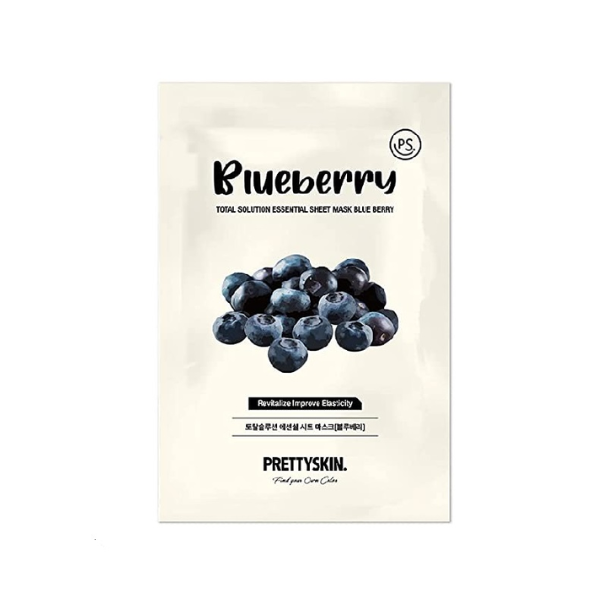 CT - Mặt Nạ Pretty Skin Blueberry Total Solution Essential Seat Mask 23g
