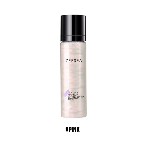 Xịt Khoá Nền Trang Điểm Lâu Trôi Zeesea Lasting Makeup Setting Spray 100ml #Pink