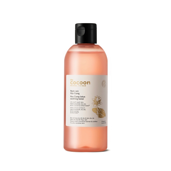 CT - Toner Dưỡng Ẩm Và Làm Dịu Da Cocoon Hau Giang Lotus Soothing Toner 310ml