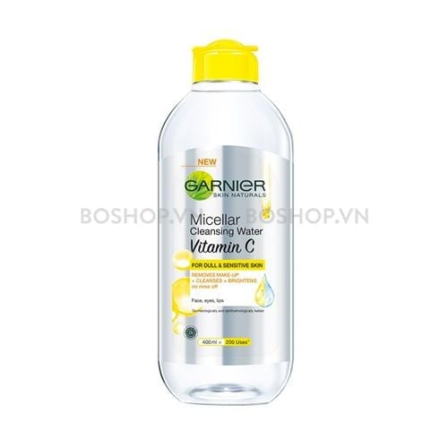 Nước Tẩy Trang Garnier Micellar Cleansing Water Vitamin C 400ml