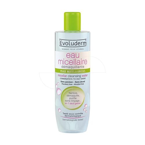 Tẩy Trang Cho Da Nhờn Evoluderm Eau Micellaire 500ml