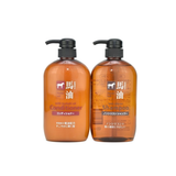  Bộ Dầu Gội Và Xả Cung Cấp Độ Ẩm Mỡ Ngựa Kumano Horse Oil Rinse In 600ml 