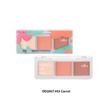  Phấn Mắt 3 Ô Odbo Eyes On You OD2007 5.1g #03 Carrot 