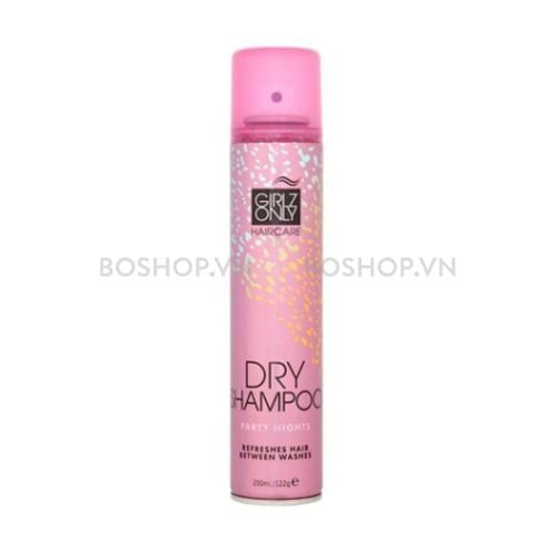 CT - Dầu Gội Khô Girlz Only Dry Shampoo Party Night 200ml
