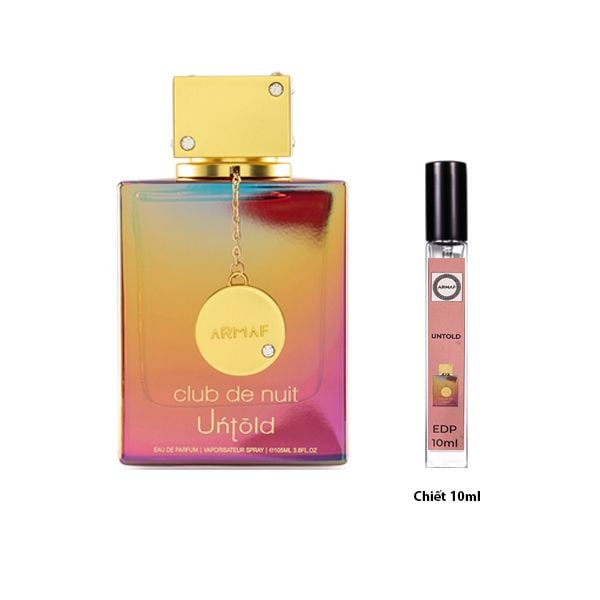 Nước Hoa Mini Unisex Armaf Club De Nuit Red Untold EDP Chiết 10ml