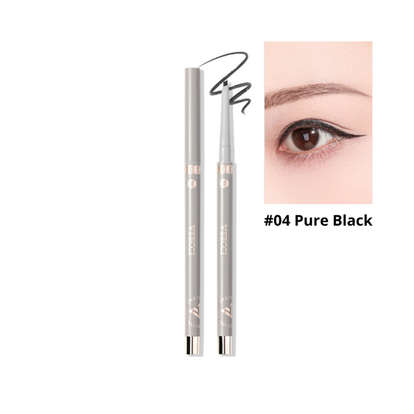 Kẻ Mắt Chống Thấm Nước Lâu Trôi Veecci Automatic Rotating Glue Eyeliner 0.05g #04 Pure Black