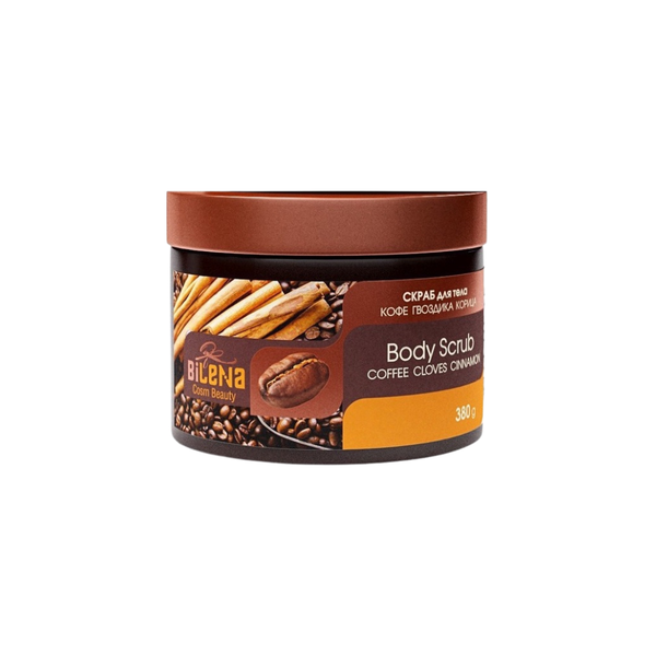 Tẩy Tế Bào Chết Body Cà Phê Quế Hồi Bilena Cosm Beauty Body Scrub Coffee Cloves Cinnamon 380g