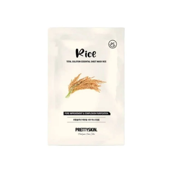 CT - Mặt Nạ Dưỡng Da Pretty Skin Rice Total Solution Essential Sheet Mask 23g