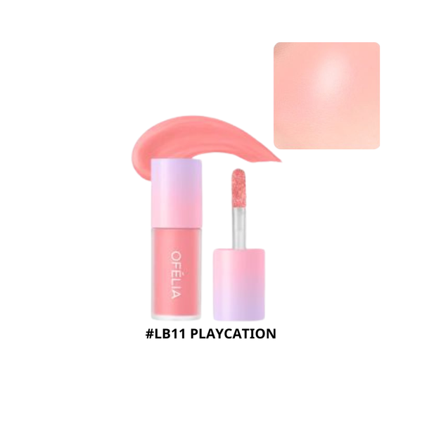 Má Hồng Dạng Kem Ofélia Loli Liquid Blush 4.3g #LB11 Playcation - Hồng Cam Đào
