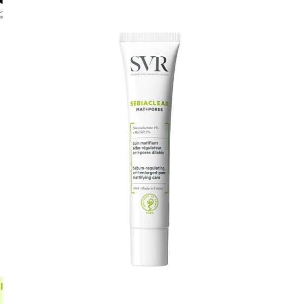 Gel Dưỡng Giảm Mụn, Se Khít Lỗ Chân Lông SVR Sebiaclear Mat + Pores 40ml