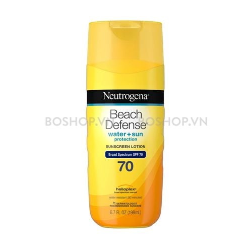 Chống Nắng Neutrogena Beach Defense Sunscreen Lotion SPF 70 198ml