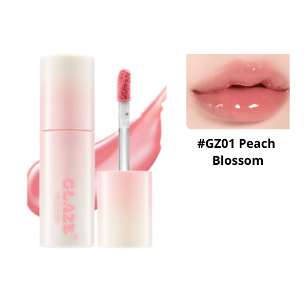 Son Bóng Black Rouge Chewy Lip Glaze 3.5g #GZ01 Peach Blossom