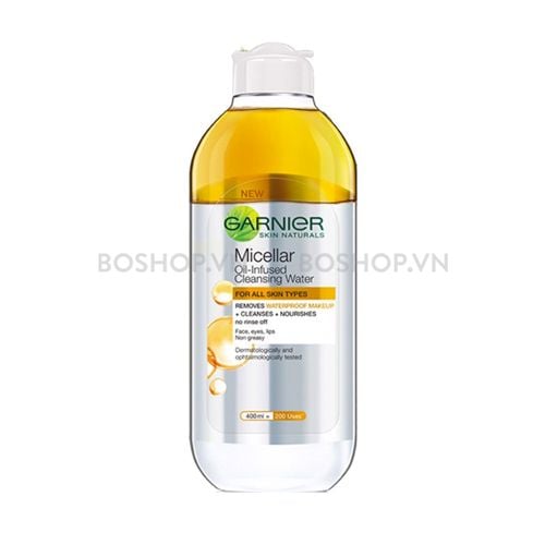CT - Nước Tẩy Trang Garnier Micellar Oil Infused Cleansing Water 400ml