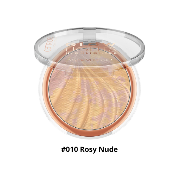 Phấn Bắt Sáng Catrice Glow Lights Highlighter 9.5g #010 Rosy Nude