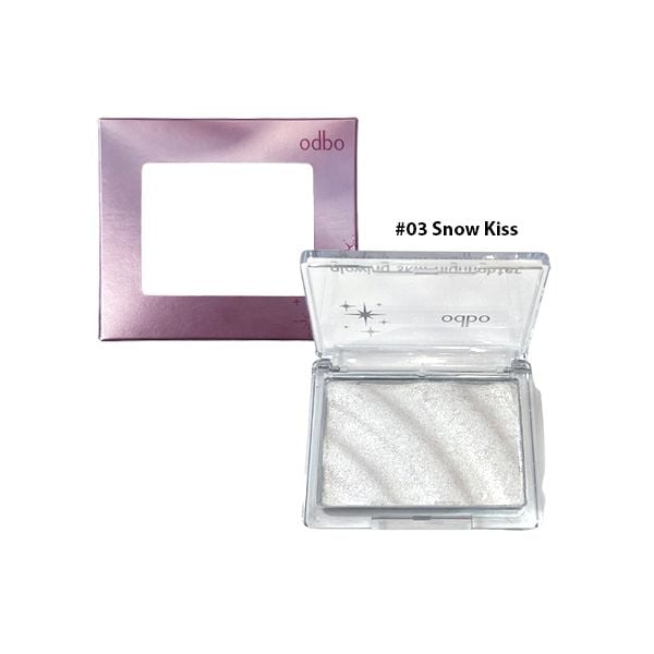Phấn Bắt Sáng Odbo Glowing Skin Highlighter OD1304 #03 Snow Kiss