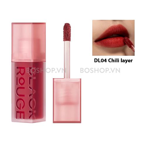 Son Kem Black Rouge Double Layer Over Velvet DL04