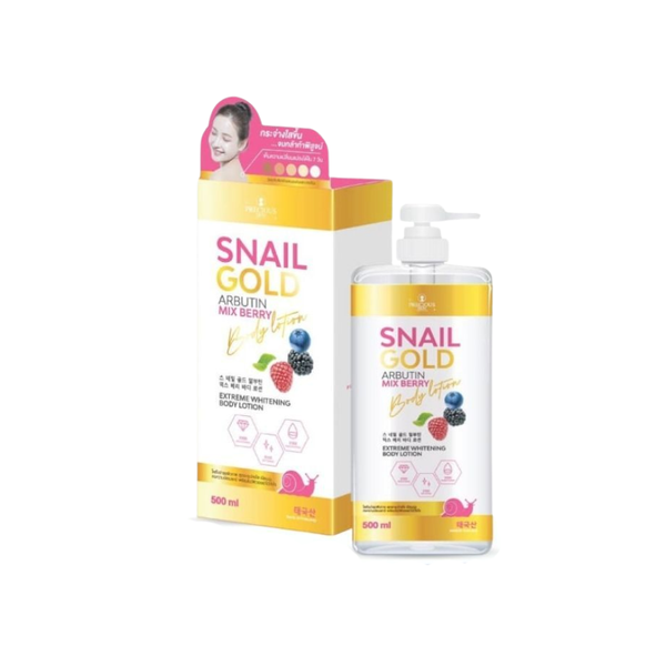 Sữa Dưỡng Thể Precious Skin Snail Gold Arbutin Mix Berry Body Lotion 500ml