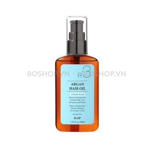 Dầu Dưỡng Tóc Raip R3 Argan Hair Oil Ocean Blue 100ml