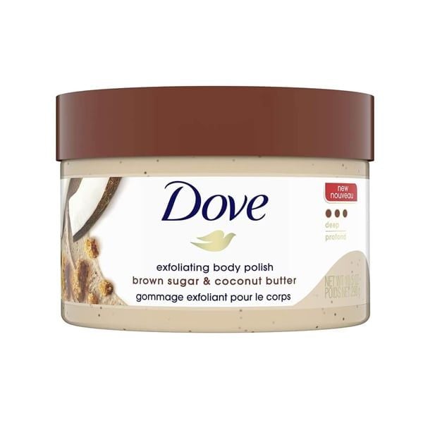 Kem Tẩy Tế Bào Chết Body Dove Exfoliating Body Polish Brown Sugar & Coconut Butter 298g Bản Mỹ