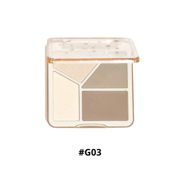 Bảng Phấn Tạo Khối Bắt Sáng Gogo Tales Light Shadow Flawless Highlight Contouring Palette G03