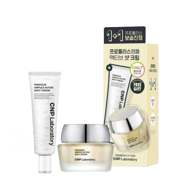 Set 2 Kem Dưỡng Da Dưỡng Ẩm CNP Laboratory Propolis Ampule Active Shot Cream 50ml