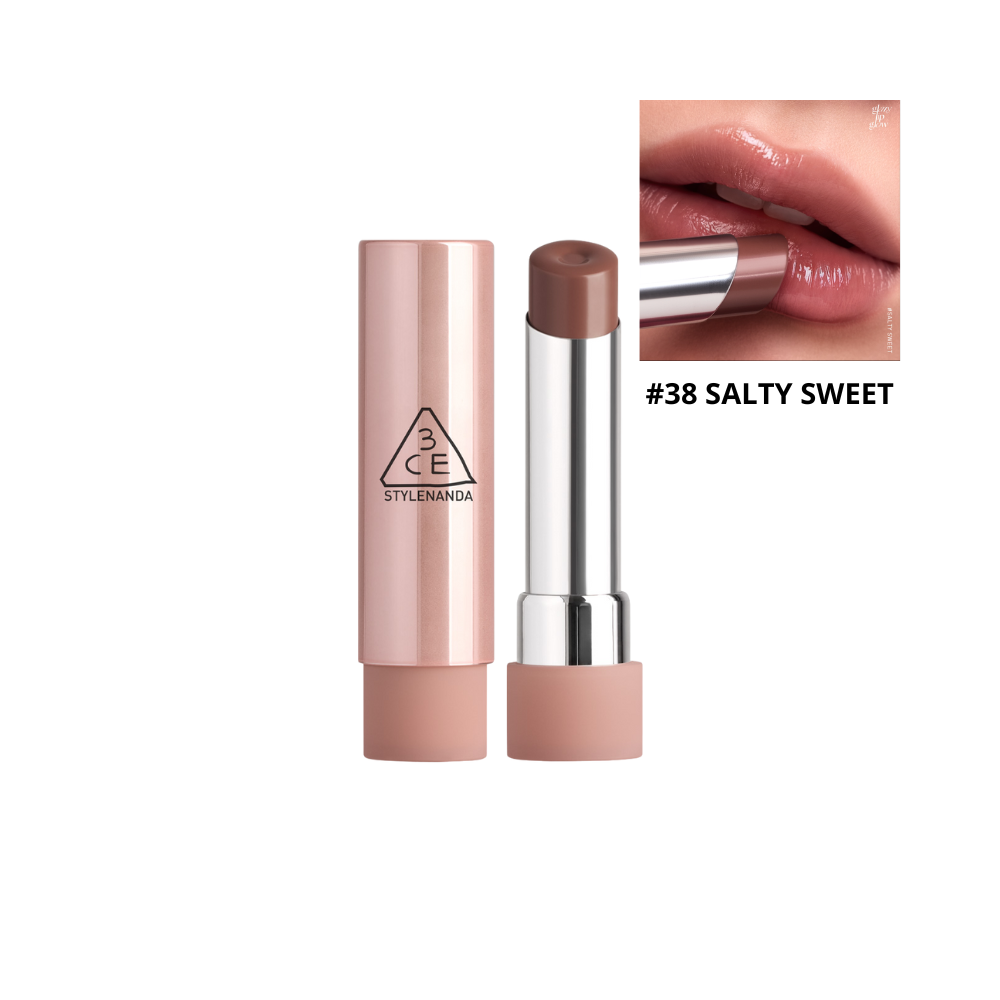  Son Bóng Dưỡng 3CE Glazy Lip Glow 3.2g #38 Salty Sweet 