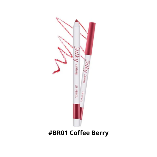 Chì Kẻ Viền Môi Missha Silky Lasting Lip Pencil Lost Girl 0.25g #BR01 Coffee Berry