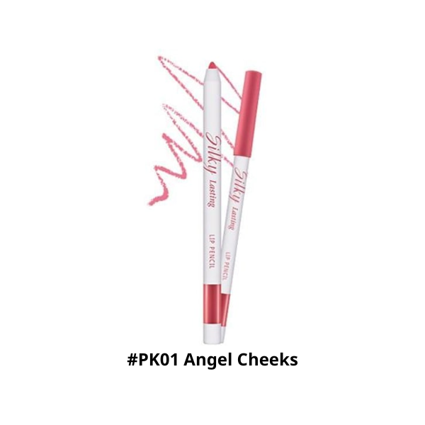 Chì Kẻ Viền Môi Missha Silky Lasting Lip Pencil Lost Girl 0.25g #PK01 Angel Cheeks