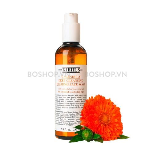 Sữa Rửa Mặt Hoa Cúc Kiehl's Calendula Deep Cleansing Foaming Face Wash 230ml