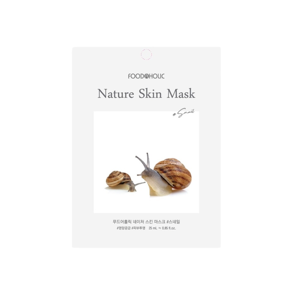 CT - Mặt Nạ Ốc Sên Dưỡng Ẩm, Giảm Vết Đồi Mồi Foodaholic Nature Skin Mask 23ml