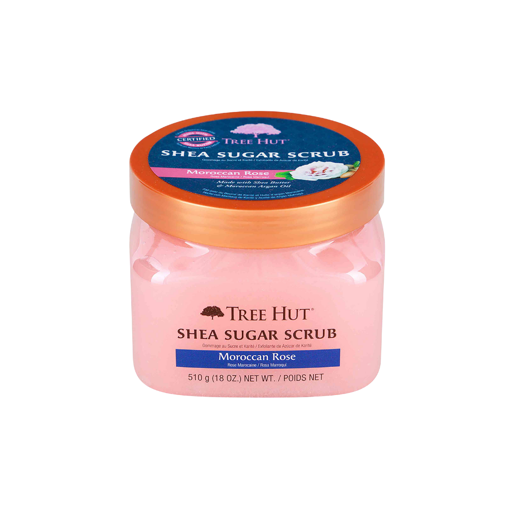  Tẩy Tế Bào Chết Body Tree Hut Moroccan Rose Shea Sugar Scrub 510g 