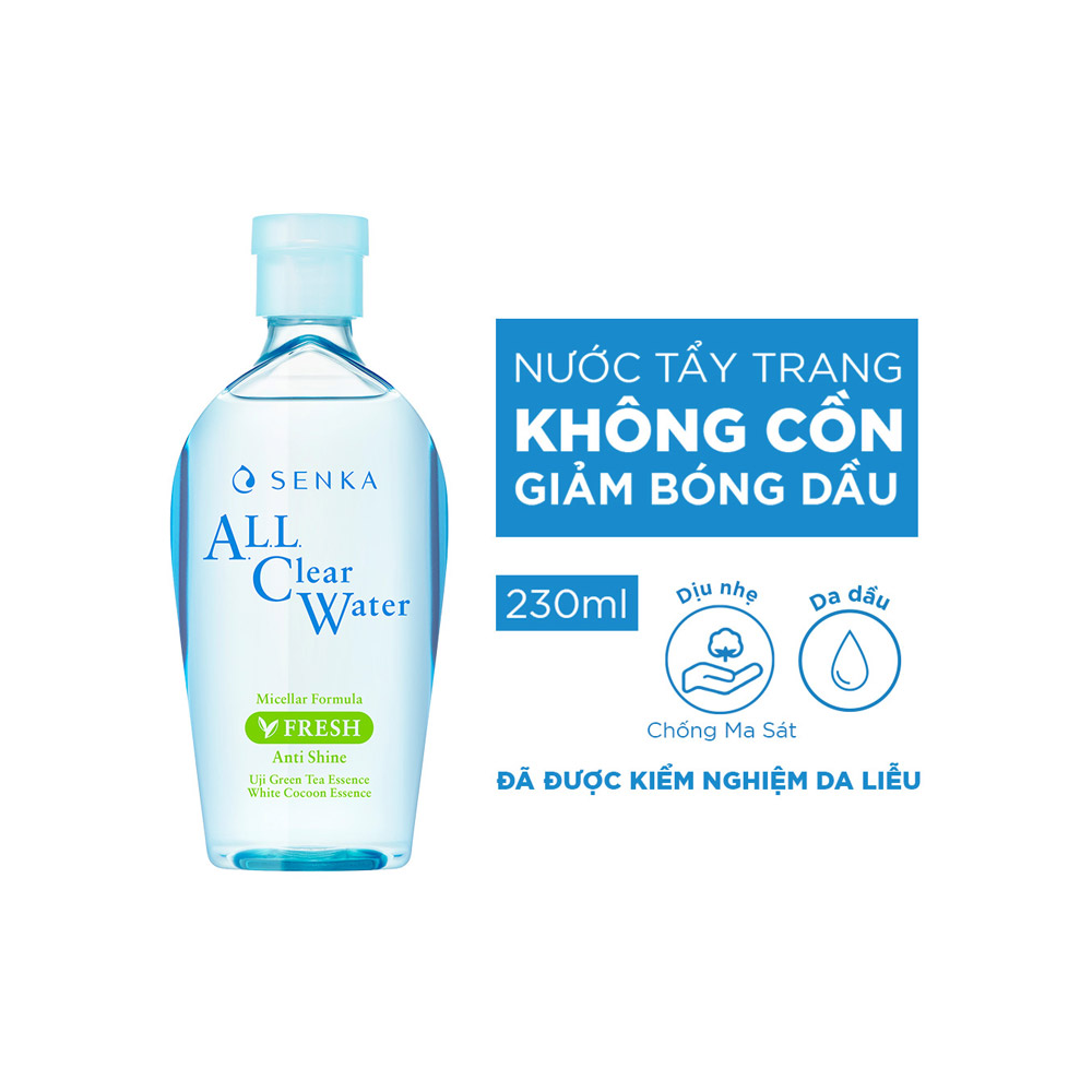 Tẩy Trang Senka All Clear Water Fresh Anti Shine 230ml 