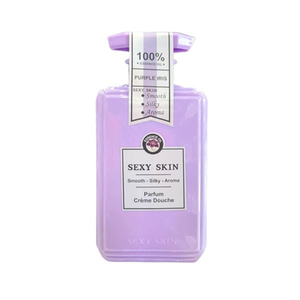 Sữa Tắm Sexy Skin Essence Oil Purple Iris Parfum Crème Douche 600ml