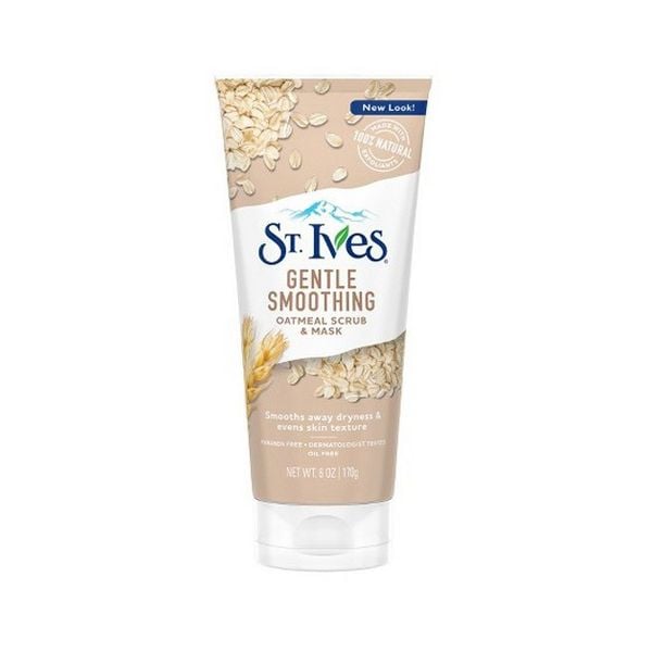 Sữa Rửa Mặt Tẩy Tế Bào Chết St.Ives Gentle Smoothing Oatmeal Scrub & Mask 170g