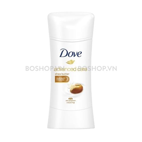 Lăn Khử Mùi Dạng Sáp Dove Shea Butter 48h 74g