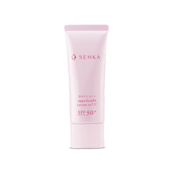 Kem Chống Nắng Nâng Tông, Dưỡng Sáng Da Senka 3 In 1 Aqua Bright Serum In CC SPF 50+ PA++++ 40g