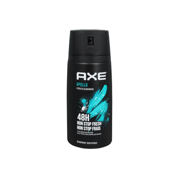 Xịt Khử Mùi Nam AXE 48h Apolo Citrus & Cedarwood Body Spray 150ml