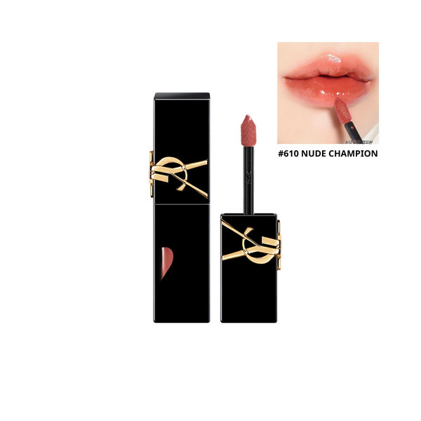Son Kem YSL Vinyl Cream High Shine Lip Stain #610 Nude Champion