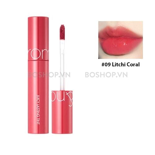 Son Tint Romand Juicy Lasting Tint #09 Litchi Coral