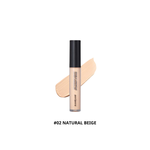 Kem Che Khuyết Điểm Peripera Double Longwear Cover Concealer 5.5g #02 Natural Beige