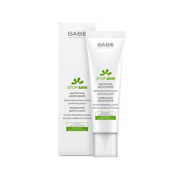 Kem Dưỡng Babé Stop Akn Mattifying Moisturiser Sebum-Regulating Action Mattifying Effect 50ml