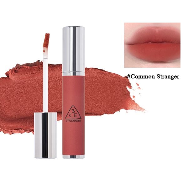 Son Kem Mịn Lì 3CE Hazy Lip Clay #Common Stranger