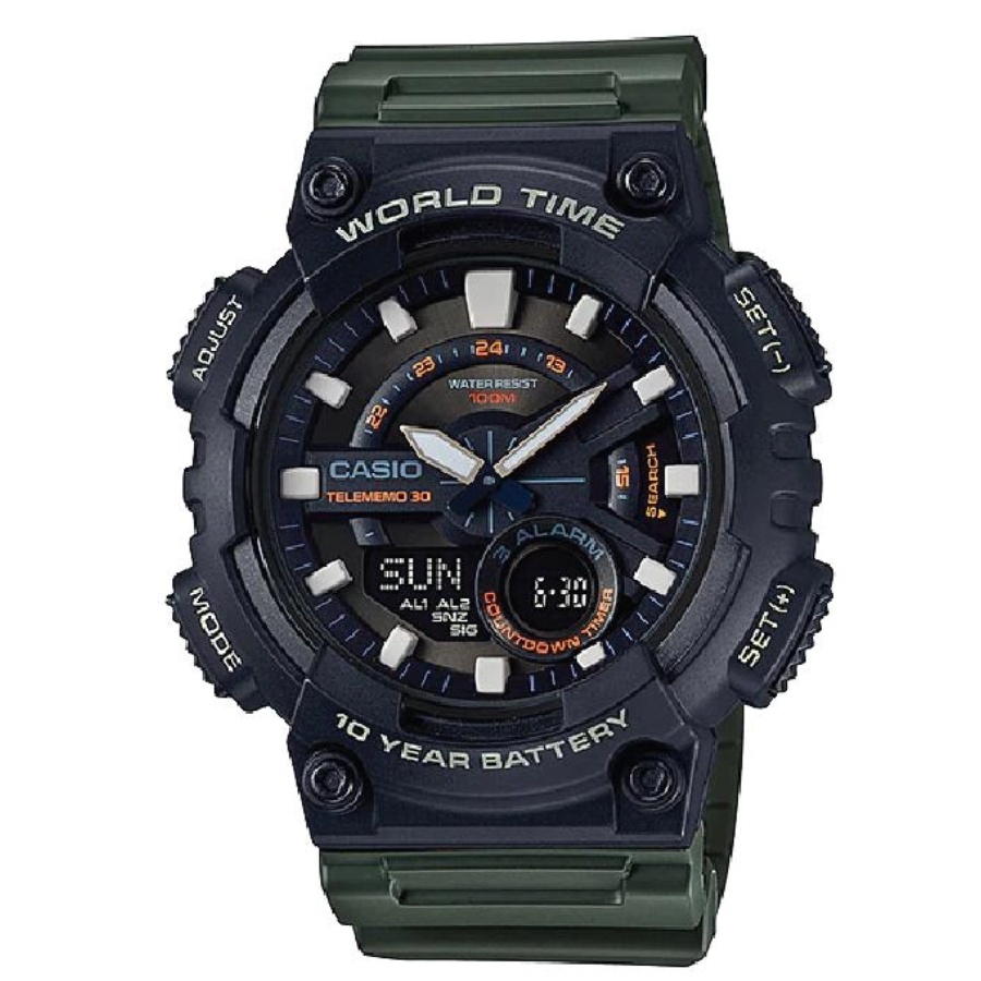  Đồng hồ Casio Nam AEQ-110W-3AVDF 